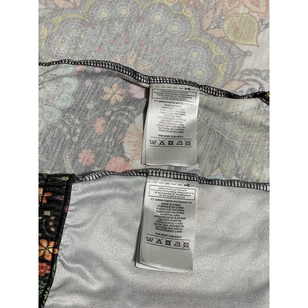 adidas Originals Trefoil Jardim Agharta Tropical Print Tank & Shorts Set Women L - Picture 10 of 10